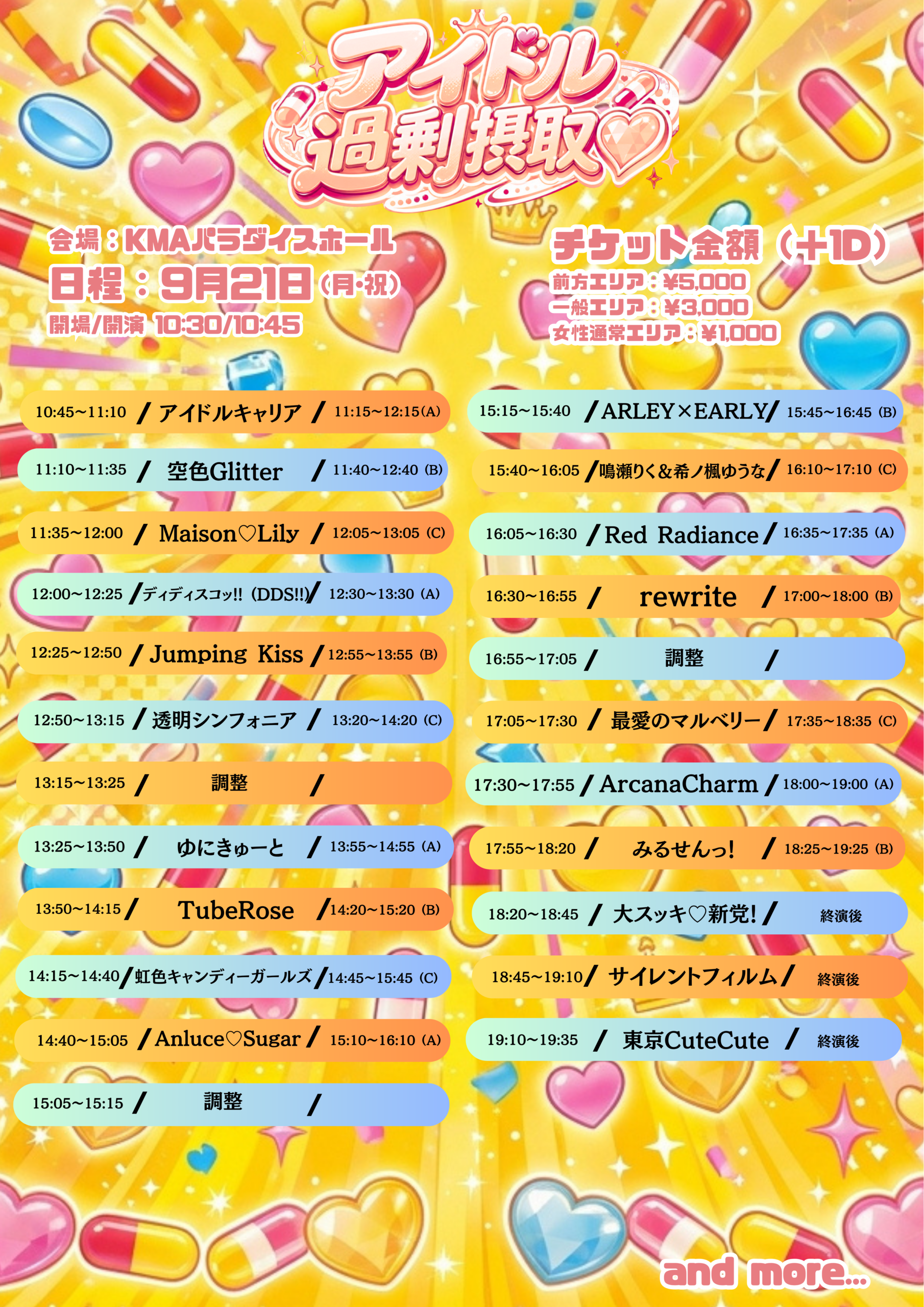 アイドル過剰摂取 vol.1 の告知画像 2枚目